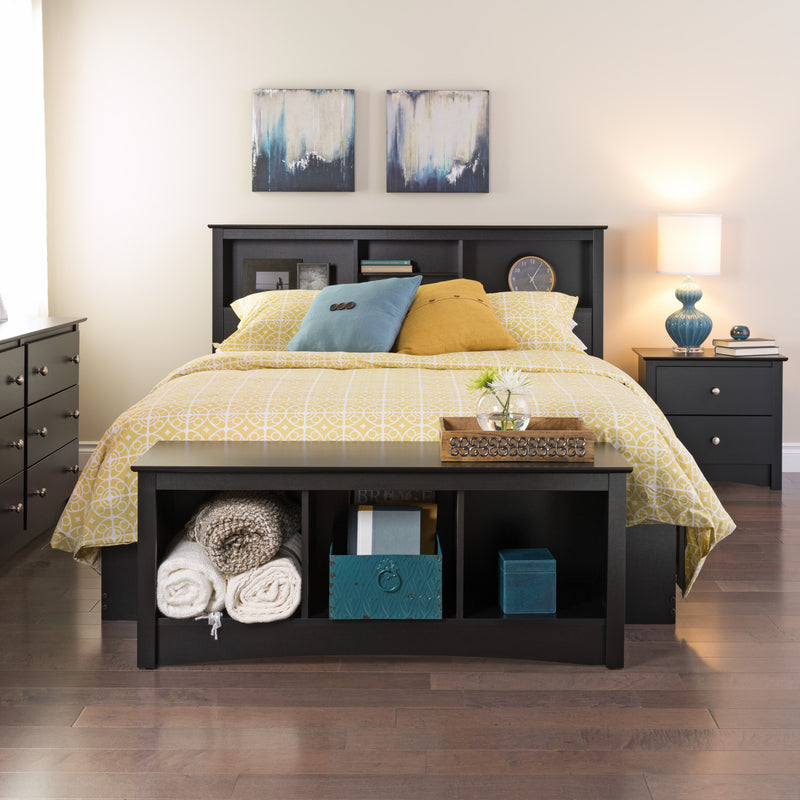 Black kallisto bookcase headboard deals with doors