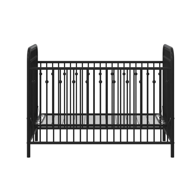 Monarch Hill Ivy Metal Baby Crib Black The Brick