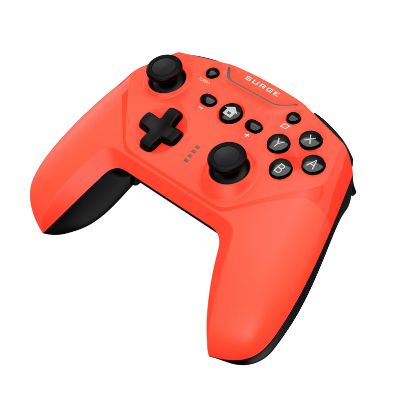 Surge Nintendo Switch Wireless Pro Neon Red Controller