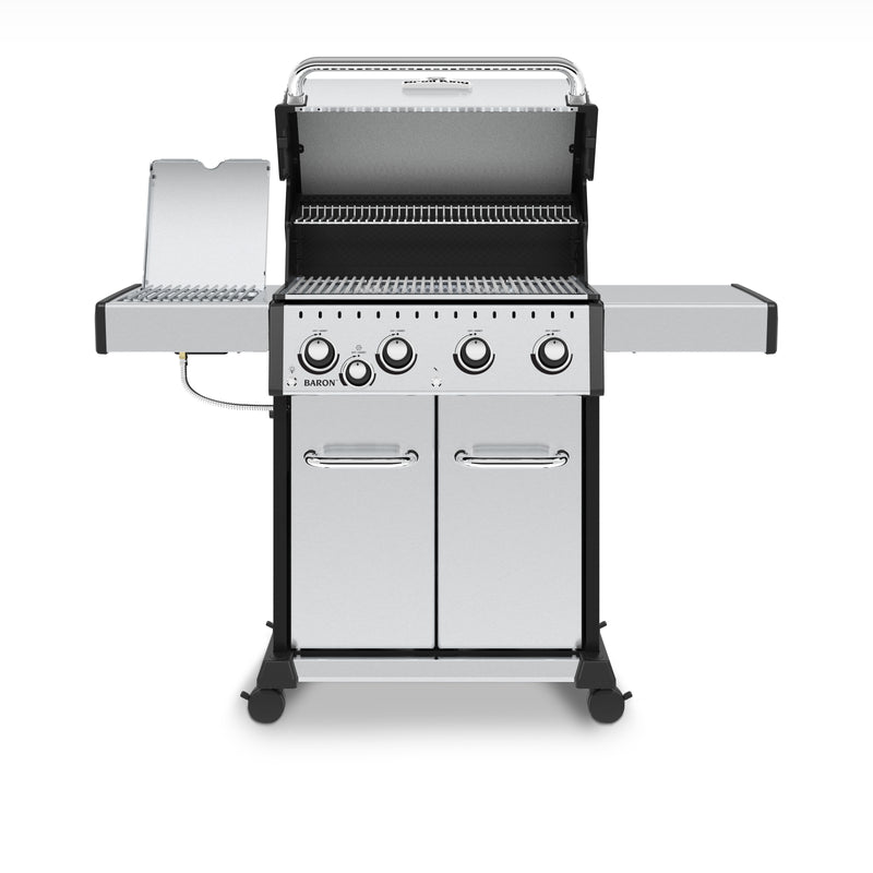 Broil King Baron S 440 Pro IR Natural Gas Grill with Infrared Side. The Brick