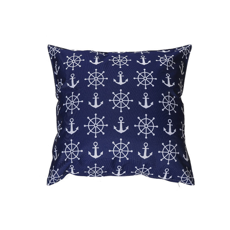 MAISON CONCEPTS Outdoor Waterproof Cushion Blue Anchor Set Of 2