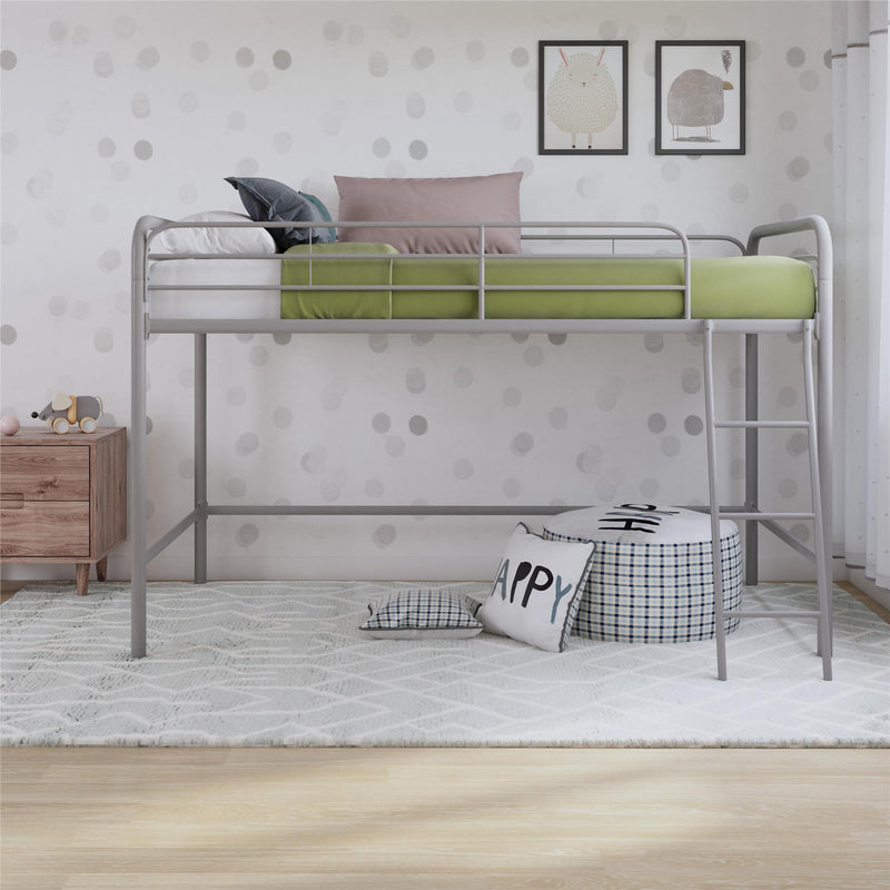 Galvan junior metal twin deals low loft bed