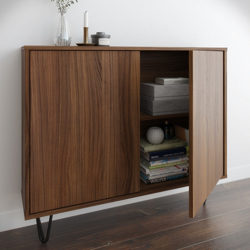 Accent deals cabinet walnut