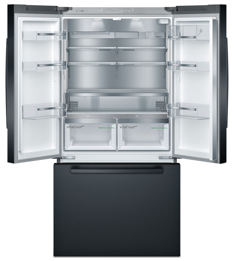 Bosch 21 Cu. Ft. 800 Series French Door Refrigerator B36CT80SNB