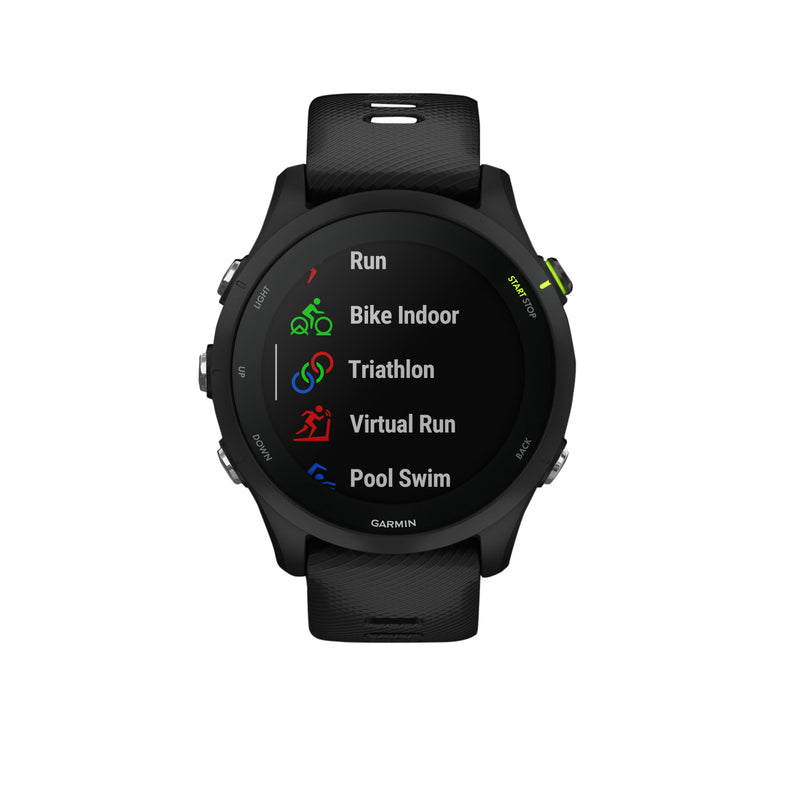 Garmin Forerunner® 255 Music Running GPS Smartwatch - 46 mm Black