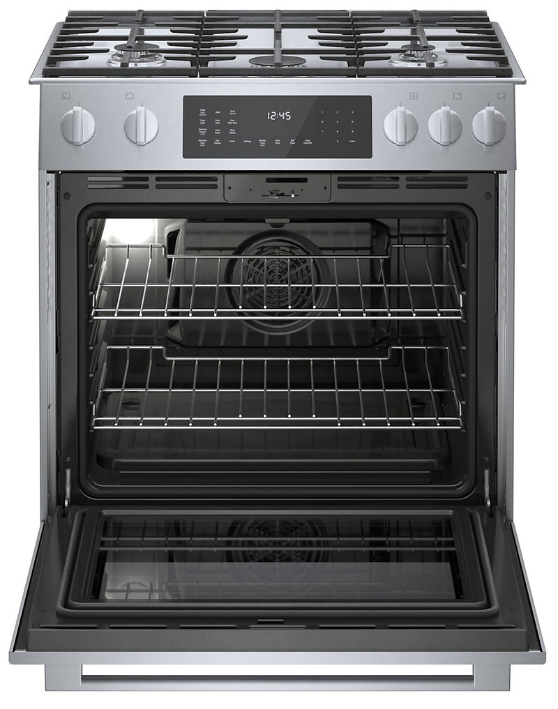 Bosch 4.8 Cu. Ft. 800 Series Slide In Gas Range HGI8056UC