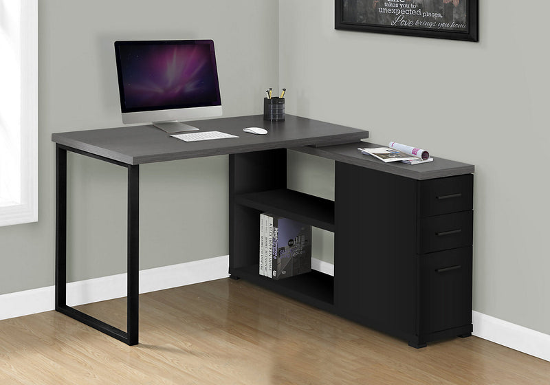 Medford Corner Desk with Storage Green - Buylateral