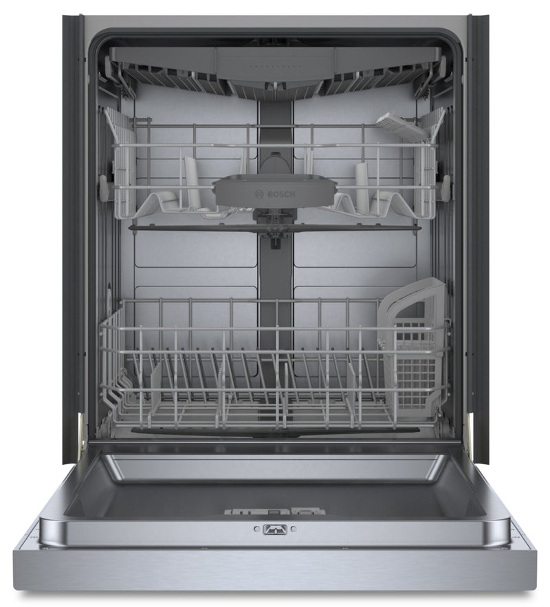 Bosch 100 Series Smart Dishwasher with PrecisionWash and Third