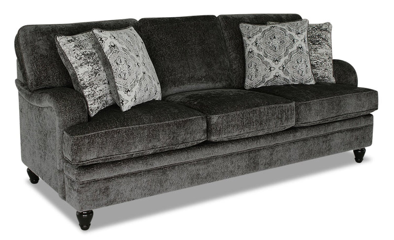 Bellmont Chenille Sofa Charcoal The Brick