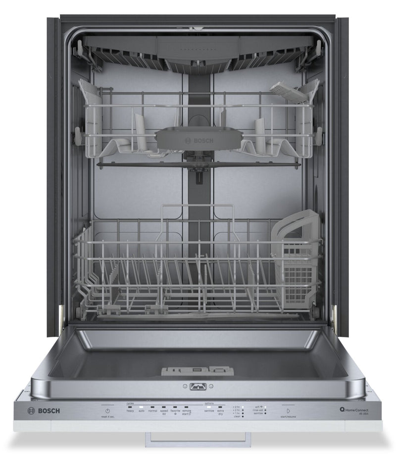 Bosch 300 Series Panel Ready Smart Dishwasher with PureDry and