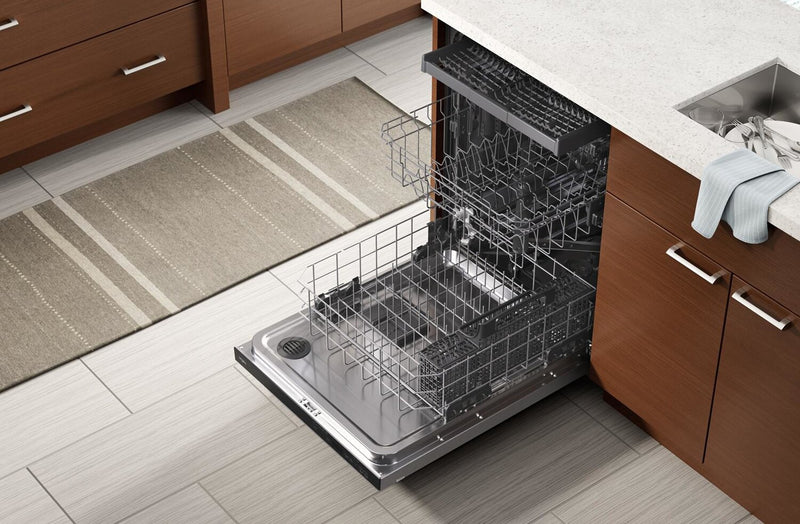 Whirlpool 24 in. Fingerprint Resistant Stainless Steel Top Control Built-In  Tall Tub Dishwasher with Third Level Rack, 47 dBA WDTA50SAKZ - The Home  Depot