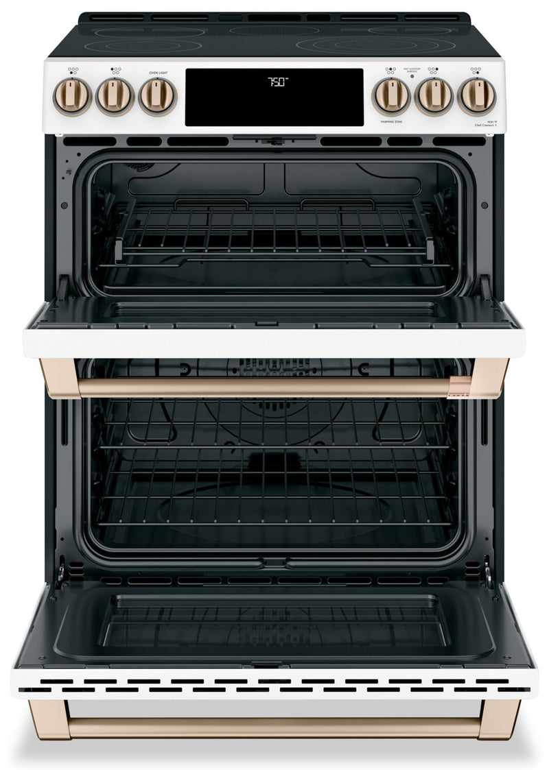 Ge cafe double oven store electric range