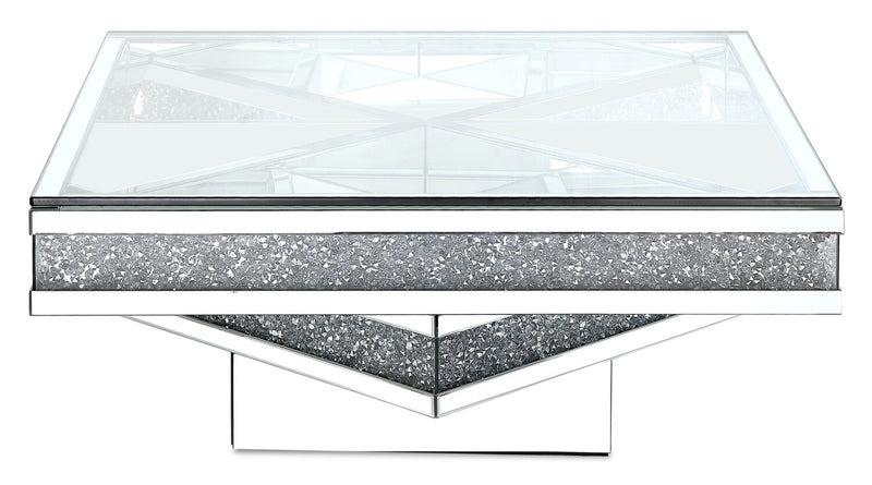 The brick deals glass coffee table