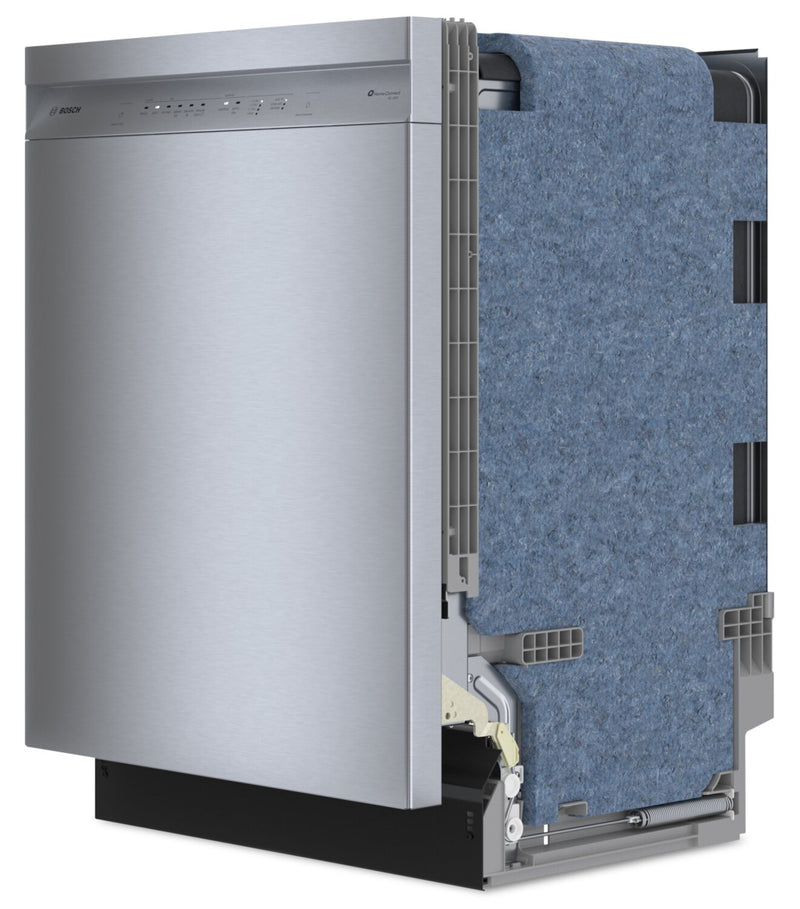 Bosch 100 Series Smart Dishwasher with PrecisionWash and Third