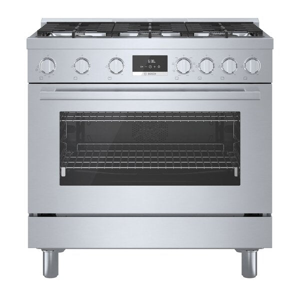 Bosch 800 Series 3.5 Cu. Ft. Dual Fuel Freestanding Range