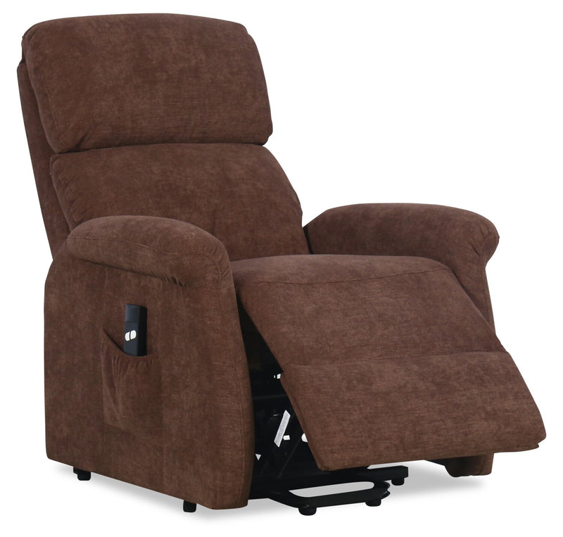 The brick best sale chenille recliner