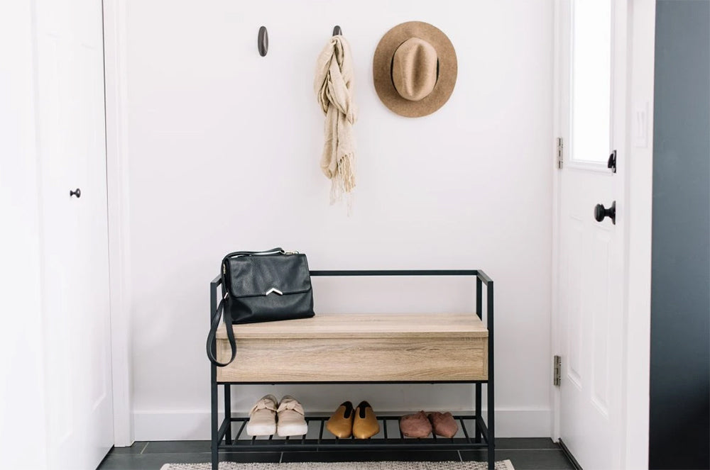 How to Style Your Entryway with a Bench