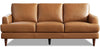 Hydeline Cassia Leather Sofa - Brown