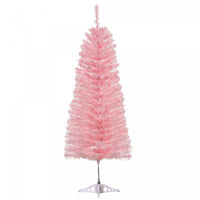 Homcom 4ft Pencil Artificial Christmas Tree With 188 Branch Tips