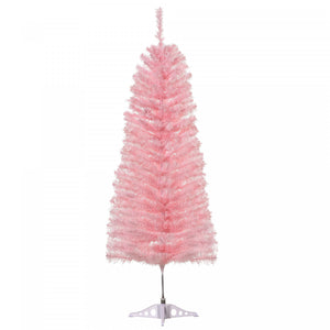 Homcom 4ft Pencil Artificial Christmas Tree With 188 Branch Tips