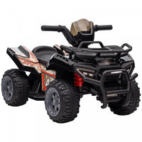 Aosom Kids Ride-on Atv Quad Bike Four Wheeler Car With Music, 6v Battery Powered Motorcycle For 18-3