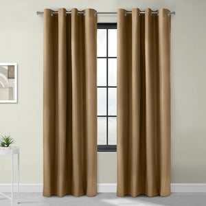 Thermaplus Alpine Sand Blackout Grommet Curtain Panel - 52 x 108