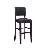 Monaco Faux Leather Barstool - Espresso