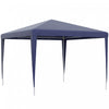 Outsunny 10x10ft Party Tent Portable Gazebo, Folding Garden Canopy Event Shelter Outdoor Sunshade Dark Blue