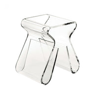 Umbra Modern Acrylic Magino Magazine Rack End Table