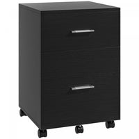 Vinsetto Filing Cabinet For Letter Or A4 Files W/ 2 Drawers Casters