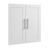 Bestar Pur 2-Door Set for 36 W Closet Organizer - White