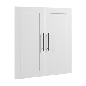 Bestar Pur 2-Door Set for 36 W Closet Organizer - White