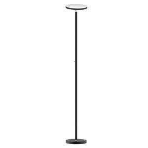 Dainolite LED Torchier Floor Lamp Sandy Black Finish