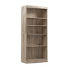 Bestar Pur 36 W Closet Organizer - Rustic Brown