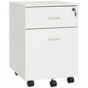 Vinsetto Locking Rolling File Cabinet With 2 Drawers