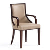 Manhattan Comfort Grand Faux Leather Dining Chair - Tan