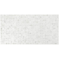 Smart Tiles Peel and Stick 2-Sheet 23 x 12 Backsplash - Blok Minimo