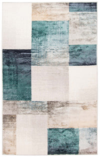 Rylie Teal Area Rug - 5'0