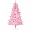 Homcom 6ft Artificial Christmas Tree With Automatic Open For Party Pink