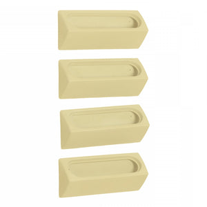 Dalya 4-Piece Outdoor Wall Planter - Light Yellow