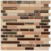 Smart Tiles Peel and Stick 4-Sheet 10 x 9 Backsplash - Bellagio Keystone