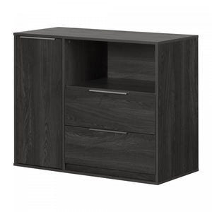 Hourra 2-Drawer Dresser - Grey Oak