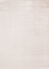 Leonardo White Grey Modern Lines Area Rug - 5'3