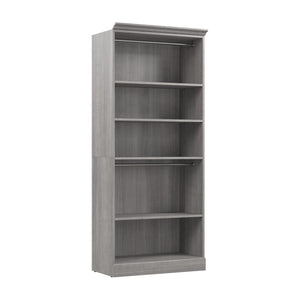 Bestar Versatile 36 W Closet Organizer - Platinum Grey