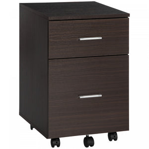 Vinsetto Filing Cabinet For Letter Or A4 Files W/ 2 Drawers Casters