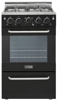 Prestige by Unique 20-Inch Convection Gas Range - UGP-20V PC1 B 