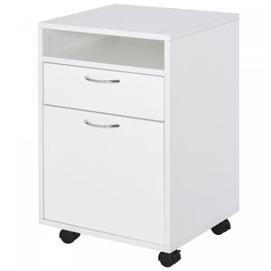 Homcom Mobile Filing Cabinet With Drawer