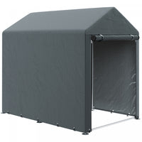 Outsunny 4 X 6ft Outdoor Storage Shed Tent For Motorcycle Bike Garden Tool