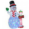 Homcom 8ft Snowman Inflatable Christmas Decoration