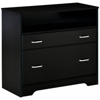 Vinsetto 2 Drawers File Cabinet With Hanging Rail